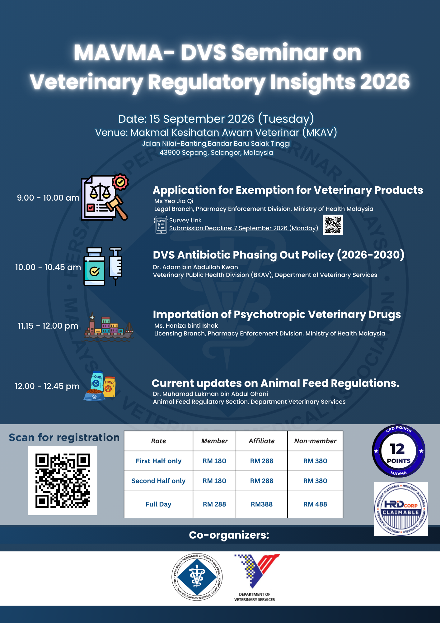20260915 MAVMA Seminar on Veterinary Regulatory Insights 2026